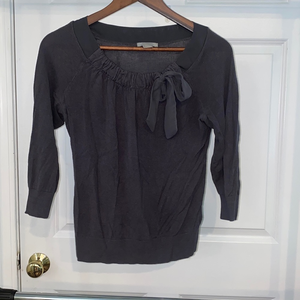 Gray sweater